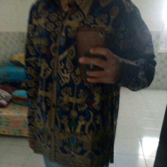 Qnunbatik Kemeja Batik Lengan Panjang Standard - 5l Narita Prodo