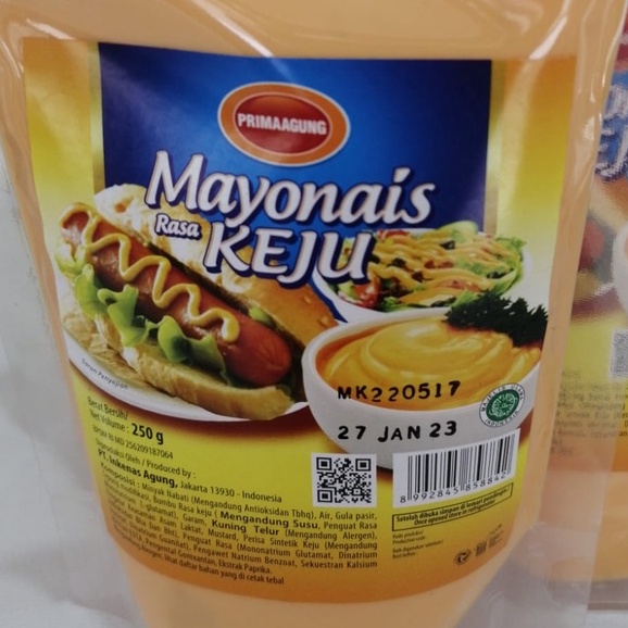 

MAYONIASE KEJU PRIMA AGUNG MAYONNAISE KEJU 250GR