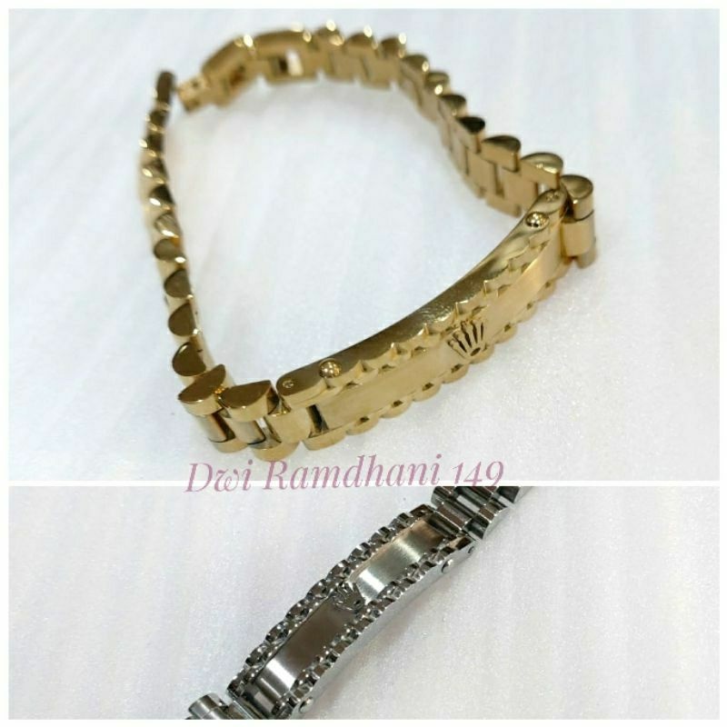 Gelang mewah Titanium elegan / gelang tangan pria wanita