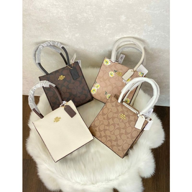 Tas Coach Square MiNI  Handle bag | coac flower | coc hpo | coach sling bag bunga