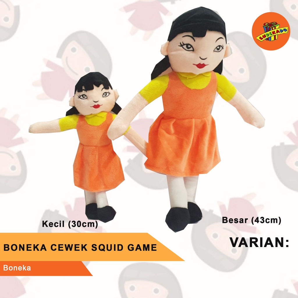 BONEKA CEWEK SQUID GAME - Boneka Karakter