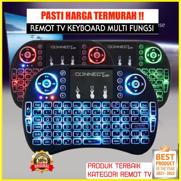 i8 Wireless Mini Keyboard TouchPad Mouse 2.4G Handheld PC Android TV hp Box LCD komputer apple stick