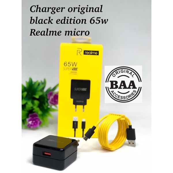 PROMO CHARGER REALME R17PRO BLACK SERIES MICRO TYPE C