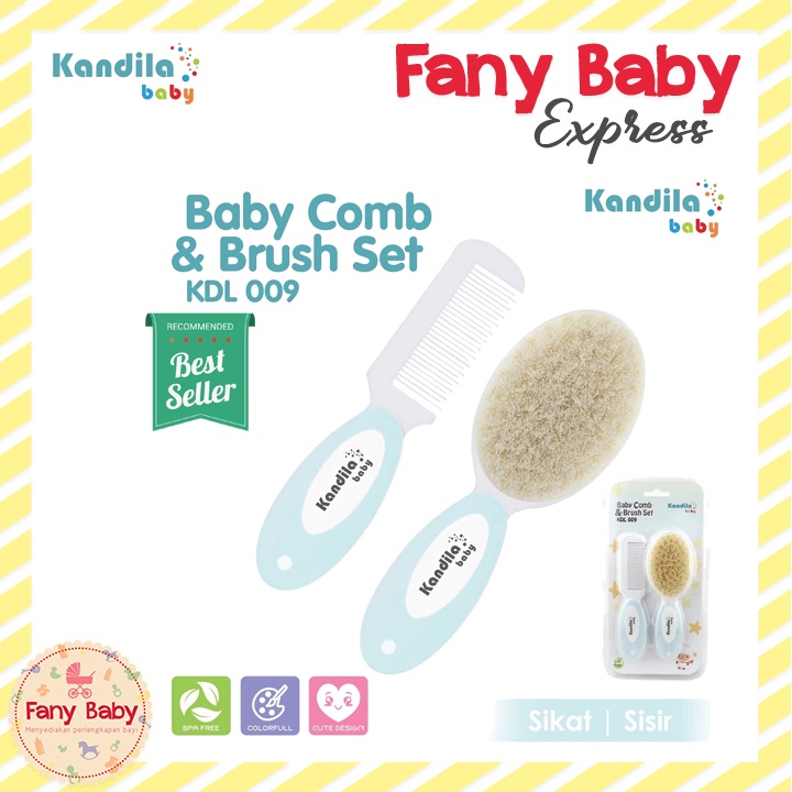 KANDILA COMB AND BRUSH / KDL- 009 (SISIR BAYI RANDOM)