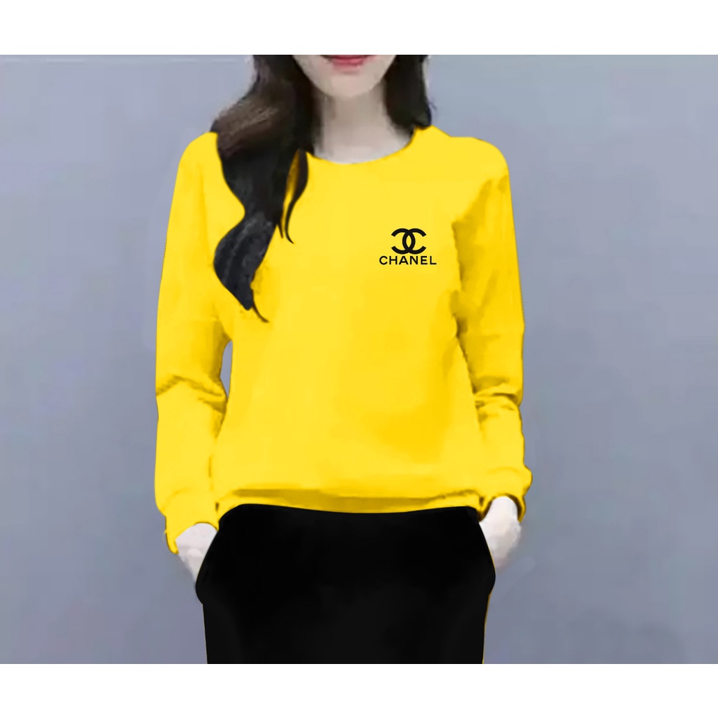 FASHION COOLS - BAJU CC DISTRO LENGAN PANJANG WANITA TERBARU - BAJU LENGAN PANJANG CEWEK KEREN MASA KINI - KAOS DISTRO WANITA LENGAN PANJANG TRENDY TERLARIS