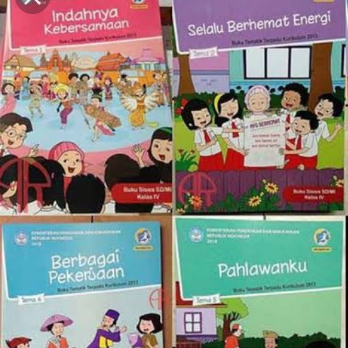 

❤BISA COD❤ BUKU PAKET TEMATIK KLS 4 TEMA 1,2,3,4,5 KURIKULUM 13