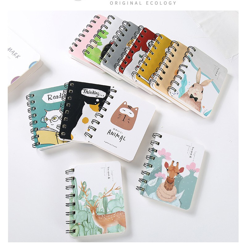 TOKO MUDA Note Book Mini Karakter Lucu / Buku Catatan Mini