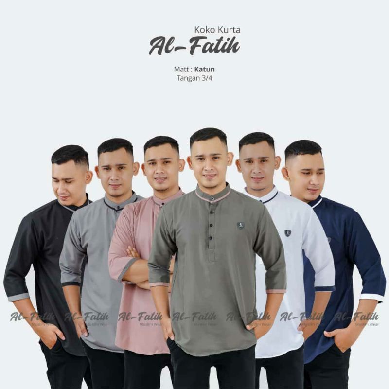 KOKO KURTA LENGAN SEPEREMPAT M HIJAU ARMY