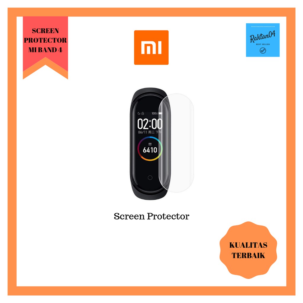 SCREEN PROTECTOR MI BAND 4 / ANTIGORES MI BAND 4 / SCREEN GUARD MI BAND 4