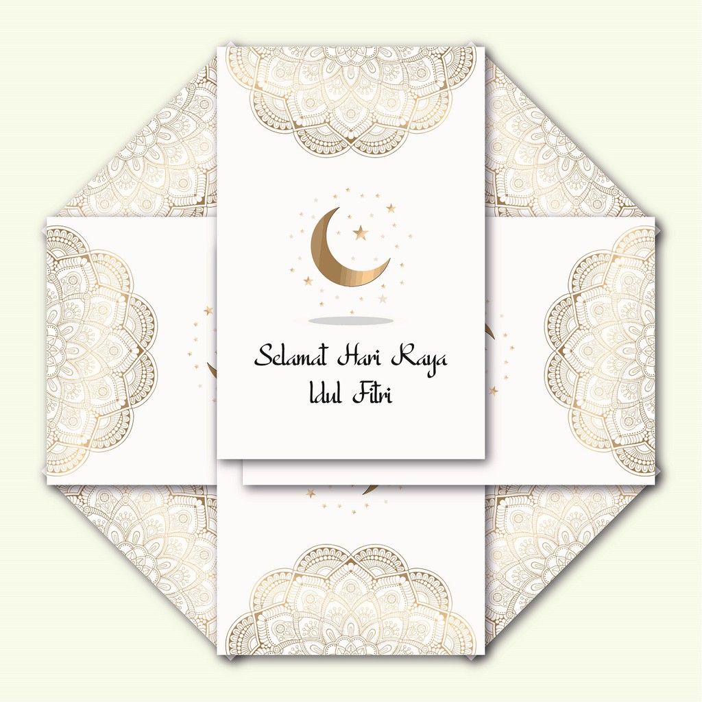 

STICKER/STIKER LABEL UCAPAN SELAMAT LEBARAN/IDUL FITRI CHROMO/20pcs v4