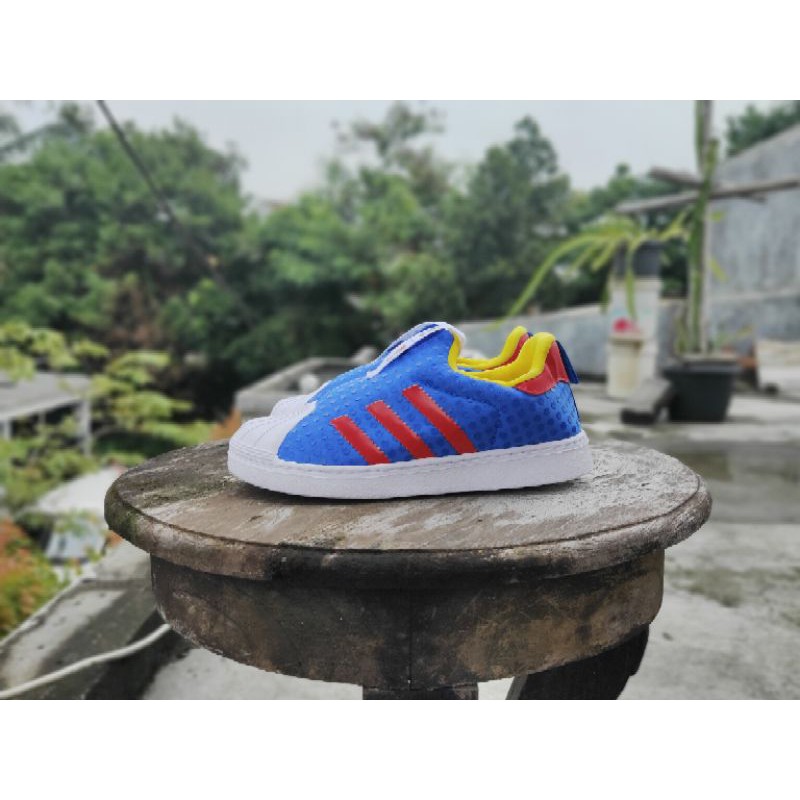 SEPATU ANAK ADIDAS SUPERSTAR 360 X LEGO ORIGINAL