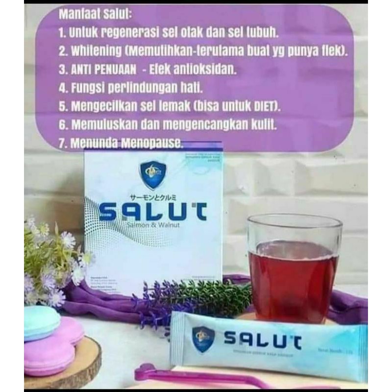

Salut Salmon Walnut MCI Minuman Suplemen Kesehatan - MCI (100% Original)