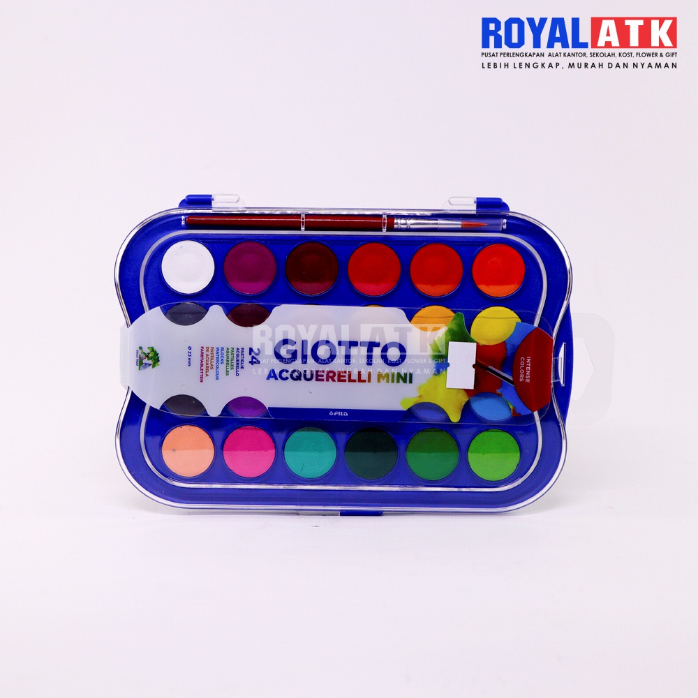 

Cat Air / Watercolor blocks giotto Mini 24 warna 23m GRATIS KUAS