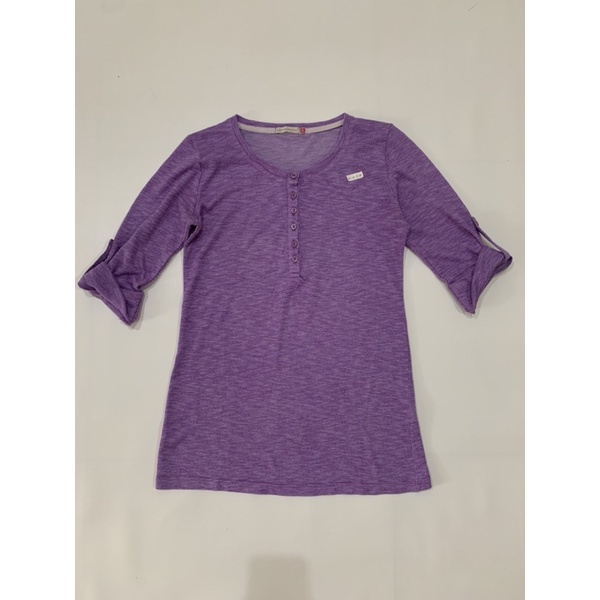 Kaos lengan panjang lilac