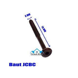 Baut JCBC Kunci L4 M6x70 - 6PCS