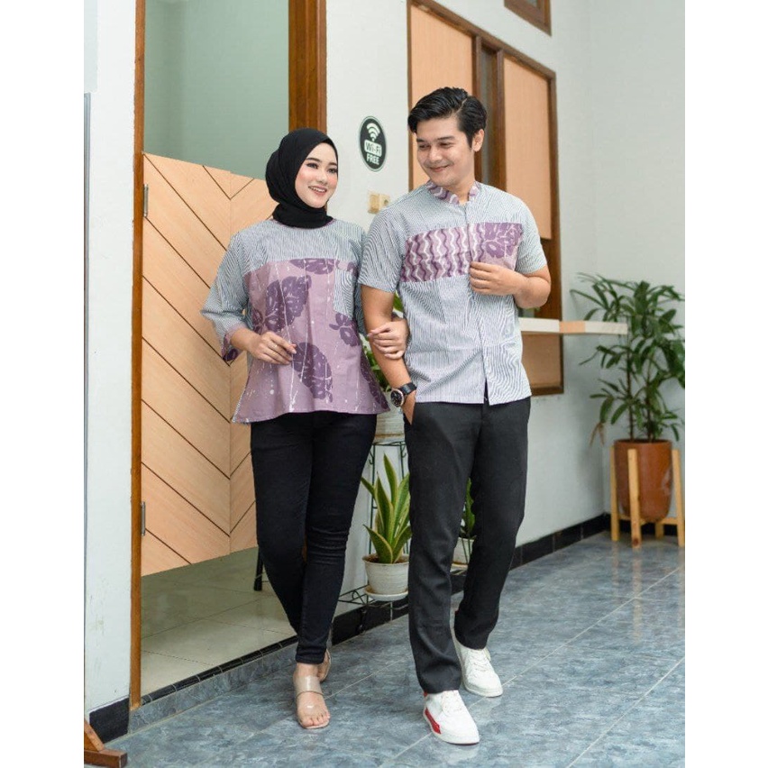 COD-US-BAJU COUPLE MUSLIM-COPLE KELUARGA MUSLIM-COUPLE BAJU KOKO DAN TUNIK-COUPLE LEBARAN