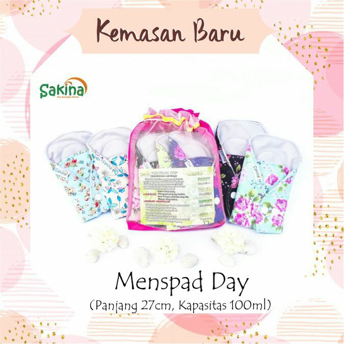 Menspad NadNad  Day Pembalut Kain Cuci Ulang 1 pcs