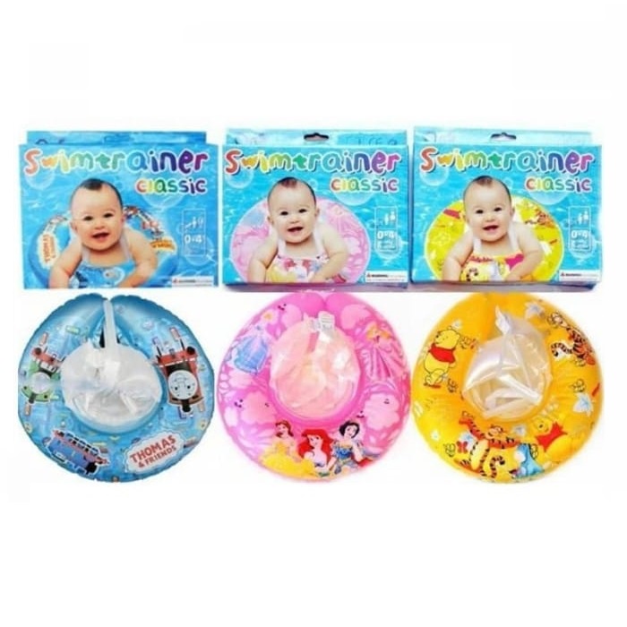 Swimtrainer Pelampung Bayi Alat Bantu Untuk Bayi Berenang / Pelampung Karakter Princess