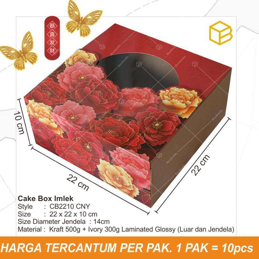 

Box Kue Cake Packaging Imlek Sincia Hampers Kemasan Kotak | CB2210 CNY (KODE Z9867)