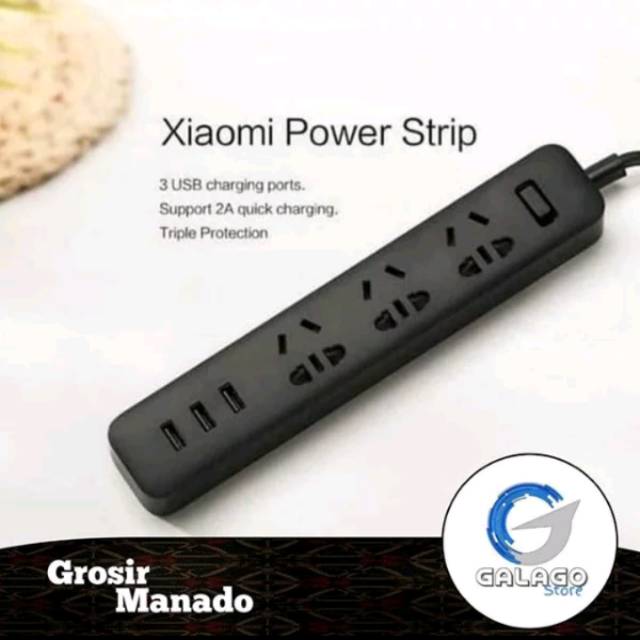 Xiaomi Power Strip Mi Stop Kontak USB
