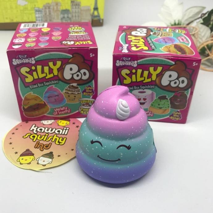 Squishy Licensed Silly Poo Squishies Character Original ---Terbaru---