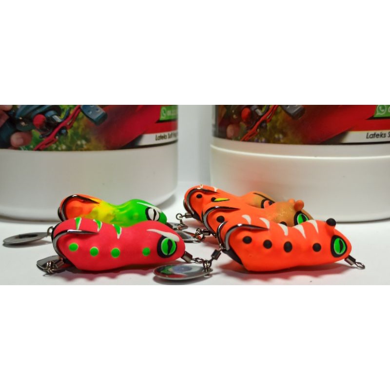 SOFT FROG / GOOFROGZ ULAT  BULU SOFT FROG UMPAN CASTING UMPAN PANCING UMPAN TIRUAN