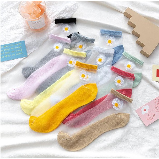 KAOS KAKI WANITA / KAOS KAKI PENDEK / KAOS KAKI TRANSPARAN / KAOS KAKI KOREA IMPORT KEKINIAN MURAH