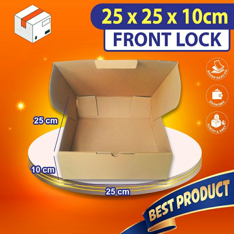 BOX HAMPERS 25X25X10/ BOX HAMPERS / DUS COKLAT / GIFT BOX / BOX KADO