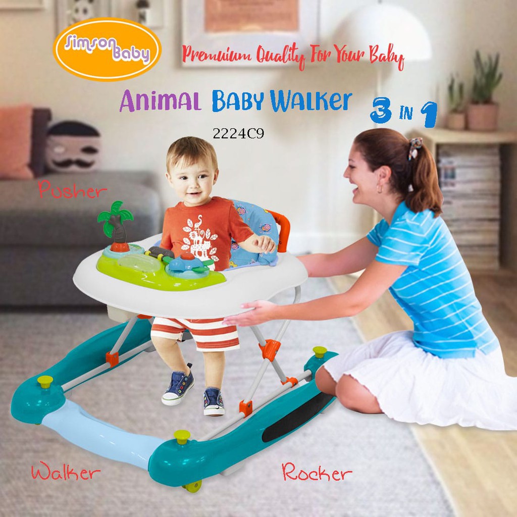 Simson Baby 3in1 Walker - Rocker - Pusher