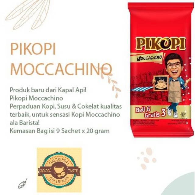 

Pikopi Moccachino 9 Sachet x 20g