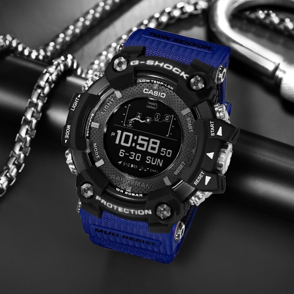 (COD) Terbaru !!!! Jam Pria G-SHOCK RANGEMAN GPRB DIGITAL 1022 Water Resistant