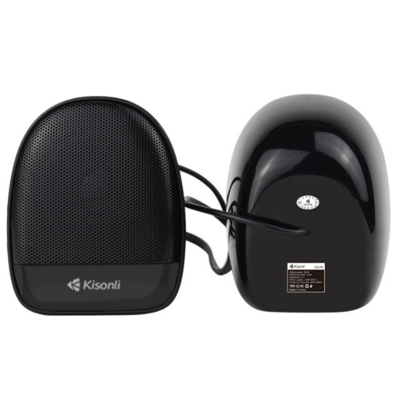 Speaker Mini Portablel Aux 3.5mm Speaker Aktif Komputer Laptop KS-08 - XOBOX