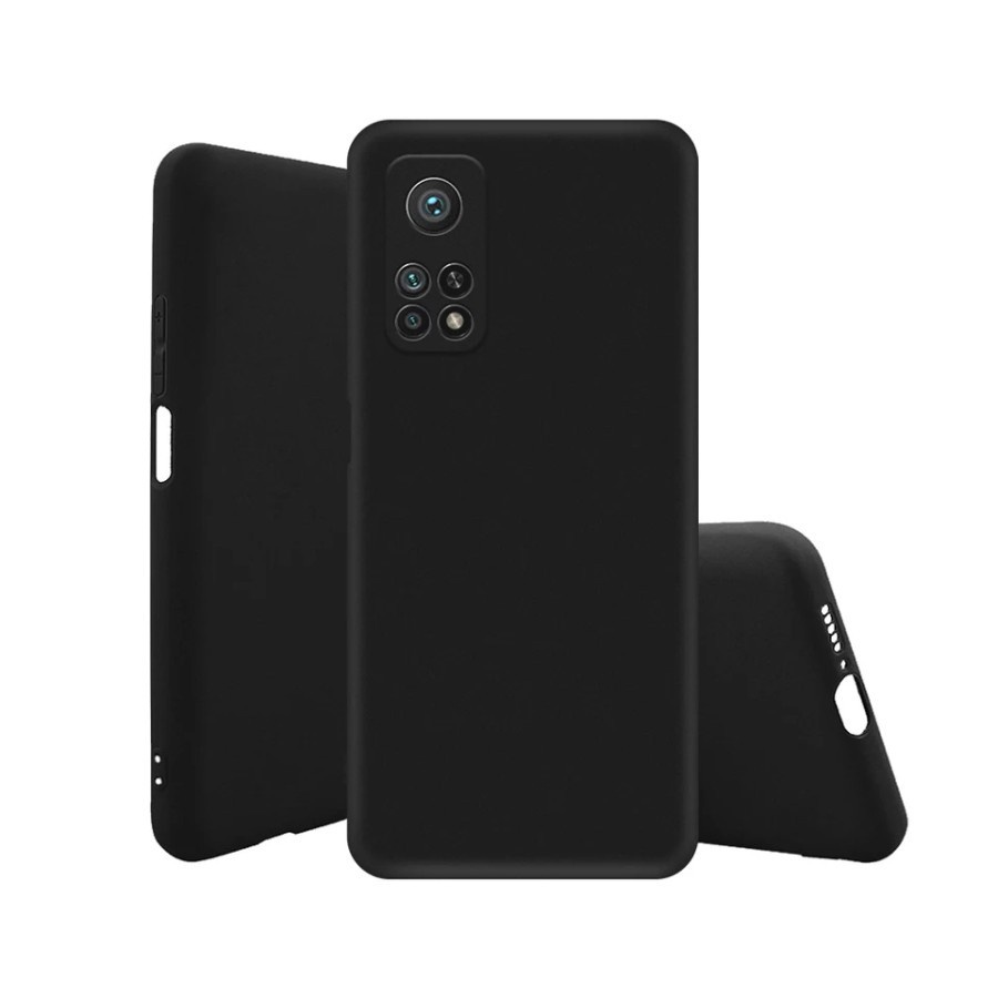 Promo Case Xiaomi Mi 10T Pro 5G / Mi 10T 5G Softcase Black Matte Silicon Anti Slip Protect Camera