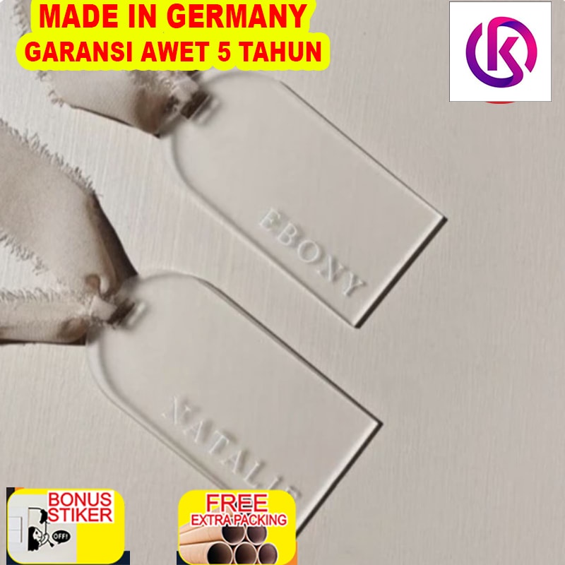 

Grosir Acrylic Bening Tag 9x4cm Hampers Tag Akrilik Hiasan Hampers Label