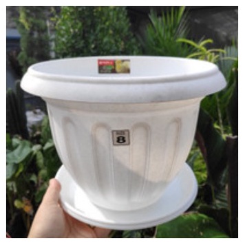 Lion Star Pot Lantai Lotus pot