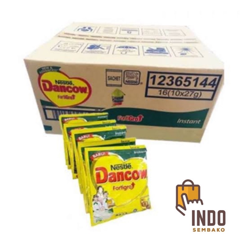 

Dancow Putih Sachet 160 x 26g renceng / Susu Bubuk Dancow Putih rencengan / Susu Bubuk Dancow sachet