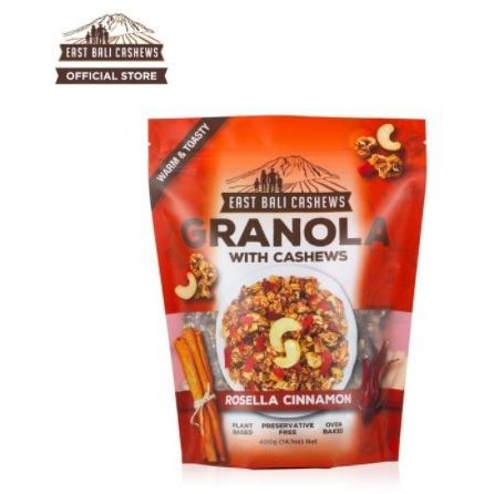 

Granola Rosella Cinnamon 400gr East Bali Cashews -03