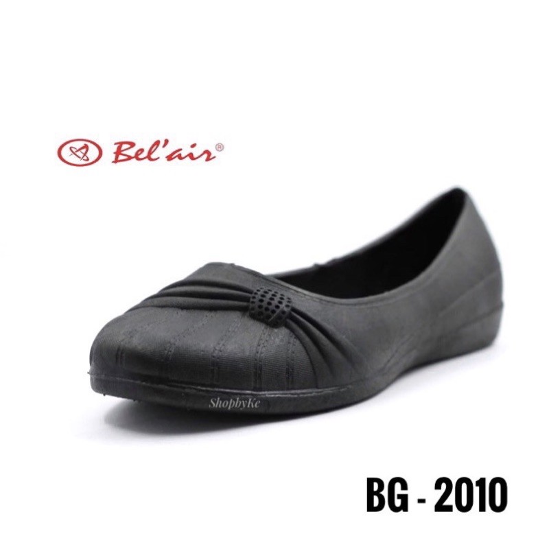 Sepatu Kerja / Sepatu APD / Slip on Wanita Tipe BG - 2010 Warna Hitam merk Bel Air Size 37-40