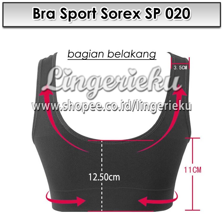 Sorex SP 020 Promo Diskon Besar BH Senam Olahraga Sports Bra Wanita