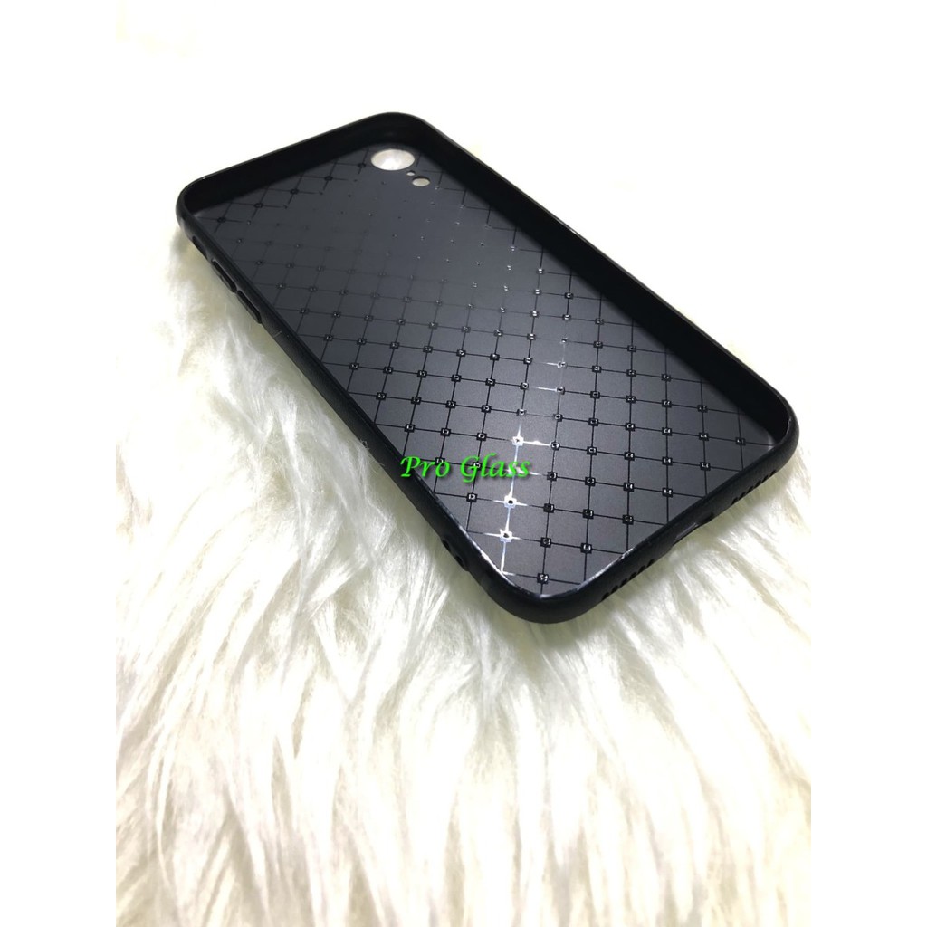 C103 Iphone X / XS / XR / XS MAX Premium Braided Leather Style Case / Kulit Anyam Silicone