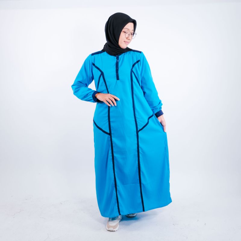 Gamis Terbaru 2022 Ayunda Dress Biru