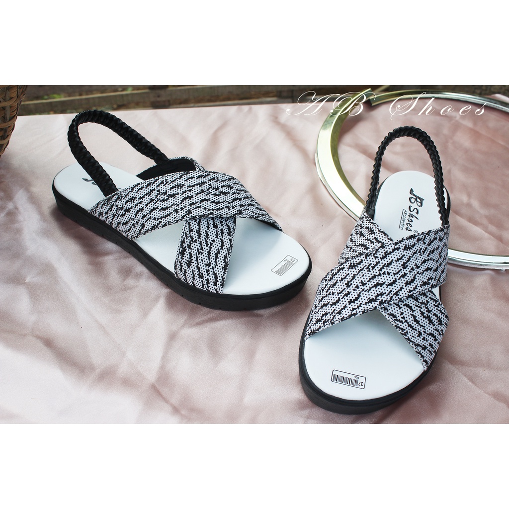 Promo Sandal Flat Wanita Silang Tali Karet Elastis Sandal Flip Flop Wanita Termurah Sandal Wanita Terbaru Nyaman Original