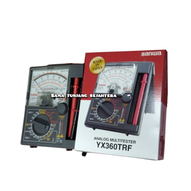 SANWA MULTITESTER MANUAL YX 360 TRF / MULTITESTER ANALOG YX360TRF JAPAN ORIGINAL