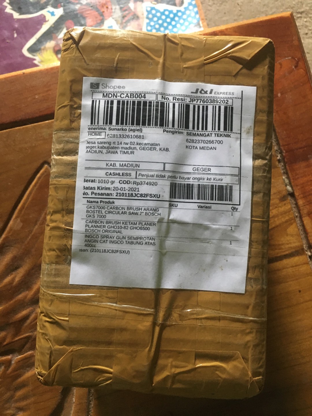 Ingco Spray Gun Semprotan Angin Cat Ingco Tabung Atas 400cc