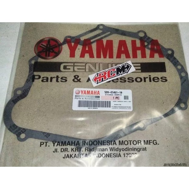 PAKING PERPAK GASKET BLOK BAK KOPLING KANAN JUPITER Z ROBOT SALIB Z1 VEGA ZR ORI YGP 5D9-E5461-10