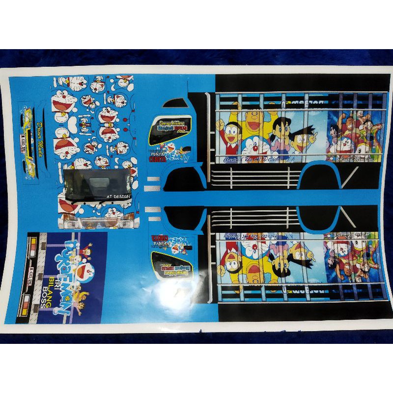 stiker miniatur truck uk.30cm