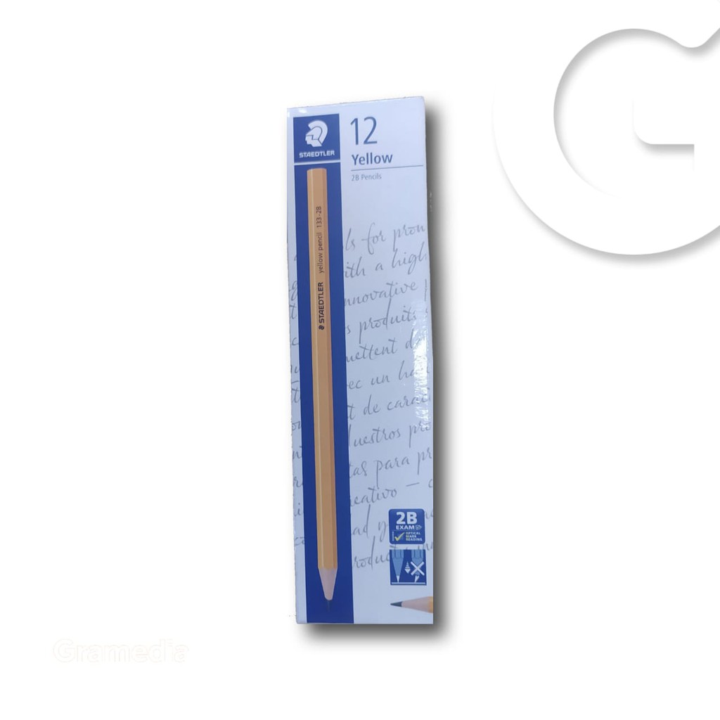

Gramedia Gorontalo - Steadler Yellow Pensil Hexagonal 2B IN Box 12 Pcs