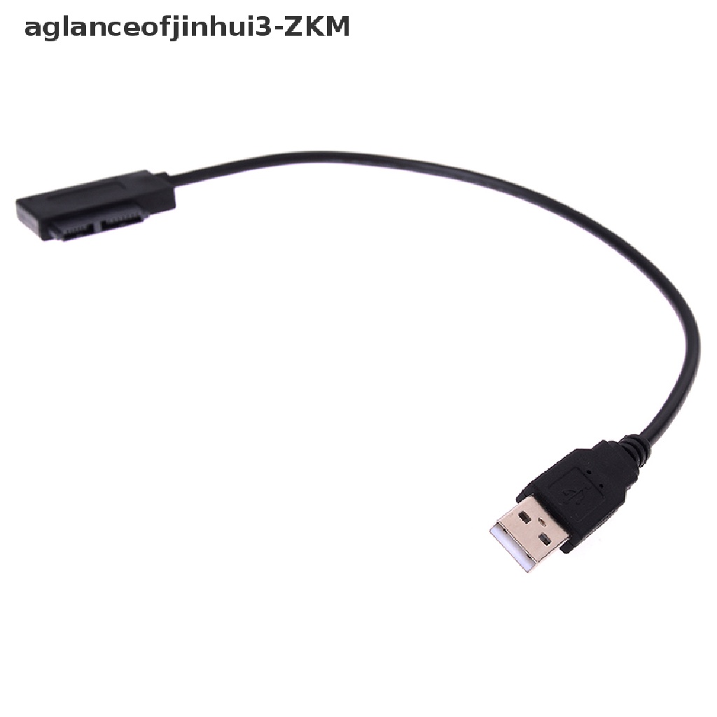 Kabel adapter Usb Ke 7 + 6 13pin slim sata / ide cd dvd rom optical drive