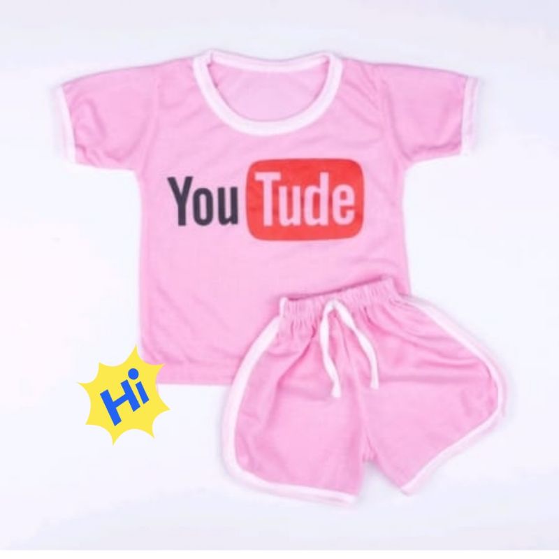 SETELAN BAJU ANAK MURAH LOGO BRAND PAKAIAN ANAK LUCU UNISEX