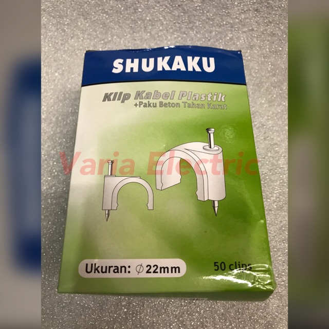 Klem Kabel no. 22mm / Paku Beton (Shukaku)